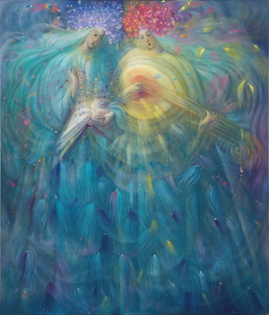 Laudabo te Domine in aeternum, 2012 (oil on belgian linen)