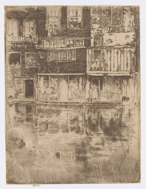 The Square House, Amsterdam, 1888 (etching; ink on paper)