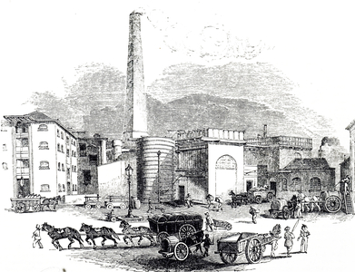 A view of Octavius Smith & Co's distillery