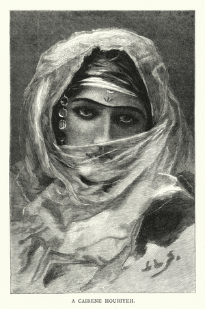 A Cairene Houriyeh (engraving)