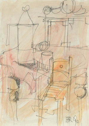 Untitled, 1990 (watercolor and ink on paper)