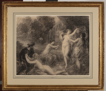 Tannhaüser au Venusberg (chalk on paper)