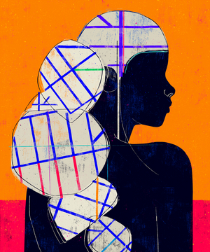 Line Tissue Woman (digital)