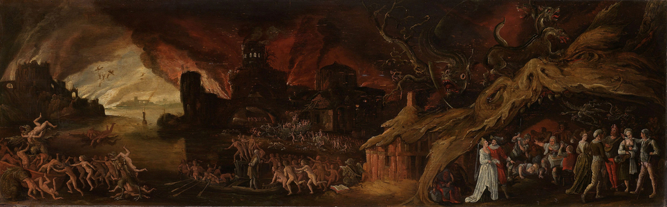 The Last Judgment and the Seven Deadly Sins, 1600-1638 (oil on panel)