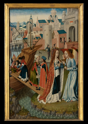 Panel from the Legend of St. Ursula, 1482 (oil on panel) 