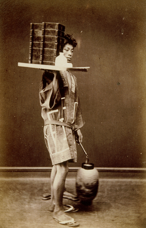 Delivering Buckwhear noodle, 1880-1895