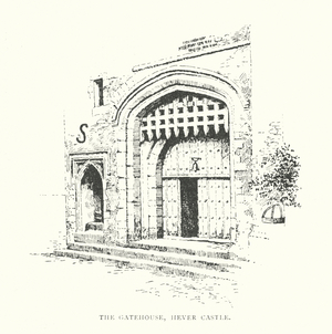 The Gatehouse, Hever Castle (litho)