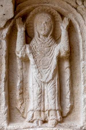 Relief, Santa Maria Maggiore cathedral, Barletta, 2021 (photo)