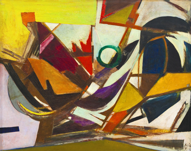 Squero (cantiere), 1947 (oil on panel)