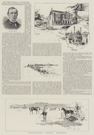 Kingsclere Racing Stables (engraving)