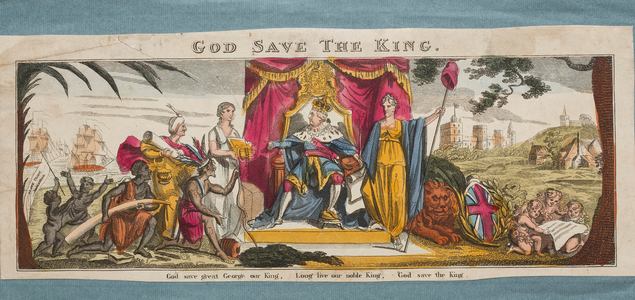 God Save the King, c.1810 (coloured engraving)