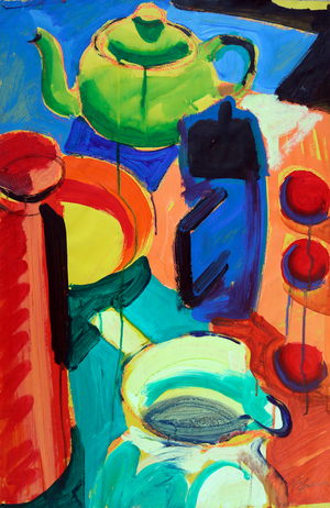 Still Life, 2024 (acrylic on paper)