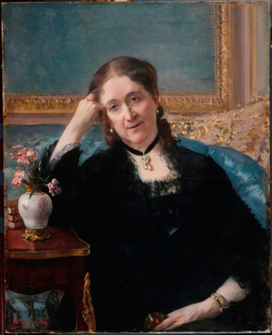 Portrait of Madame Blerzy, 1884 (oil on canvas)