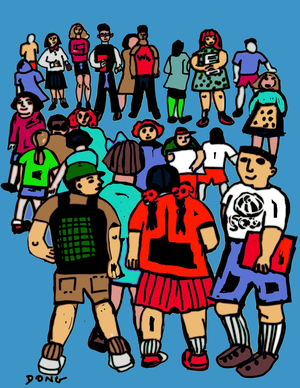 Preteen blue #2, 2007 (computer graphics)