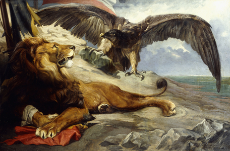 Homeland Calling; Het Vaderland Bezet, 1918 (oil on canvas)