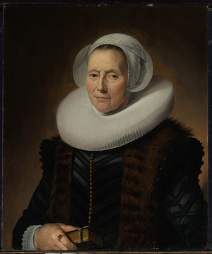 Portrait of Maritge Claesdr. Olycan, née Vooght (oil on panel)