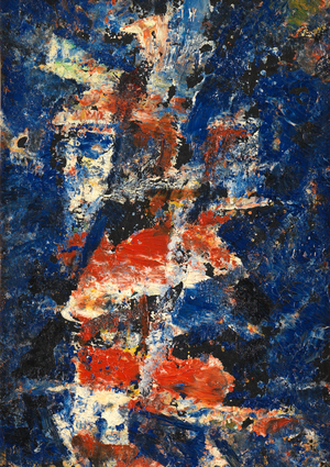 Tachisme, 1935 (oil on paper laid on panel)