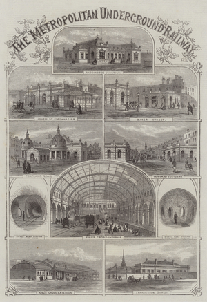 The Metropolitan Underground Railway (engraving)