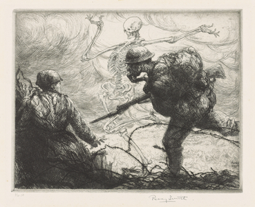 The Dance of Death 1914-1918, 1914-19 (etching with drypoint)