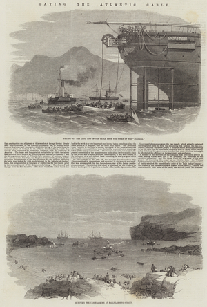 Laying the Atlantic Cable (engraving)