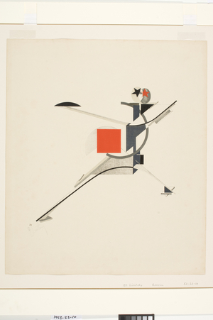 New Man, 1923 (colour litho)