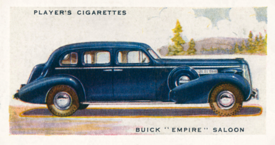 Motor Cars, c 1935: Buick "Empire" Saloon (colour litho)