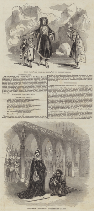 Performing Arts in London (engraving)