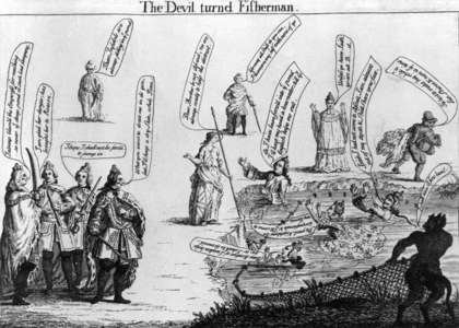 The Devil turned Fisherman, c.1757 (etching)