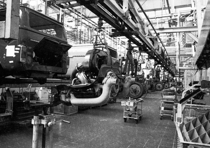 DEU, Germany, Hanover: The VW plant in Hanover-Stoecken, shown here …, 1971 (photo)