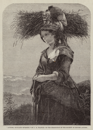 Autumn, Scotland, Evening (engraving)