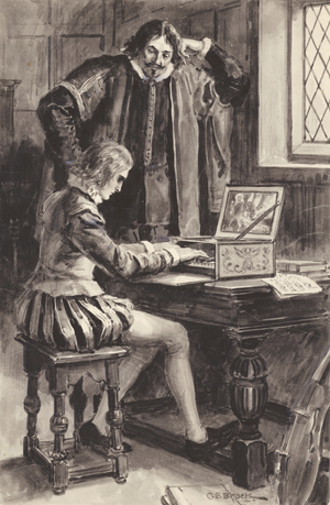 Thomas Tallis and William Byrd (watercolour)