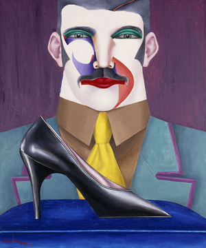 The Shoe, 1975-1977 (oil on canvas)