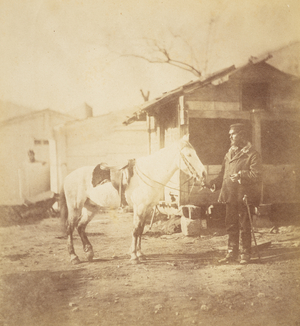 Capt Goodlake Gds, 1855  (Albumen print)