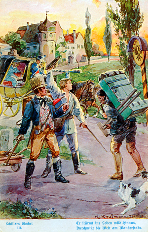 Illustration of Schiller 's 'The Song of the Bell'