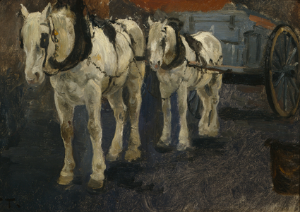 Hester / Horses, ca 1902 (painting)