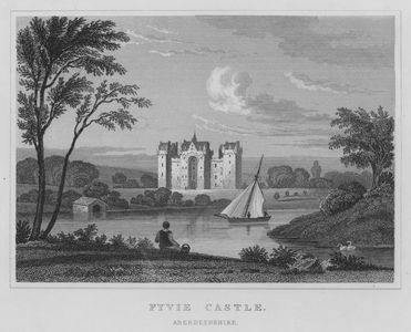 Fyvie Castle, Aberdeenshire (engraving)