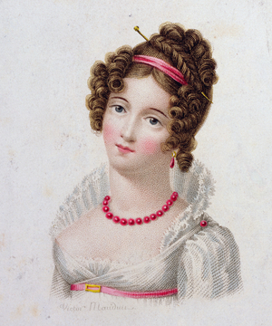 Indifference (coloured engraving)