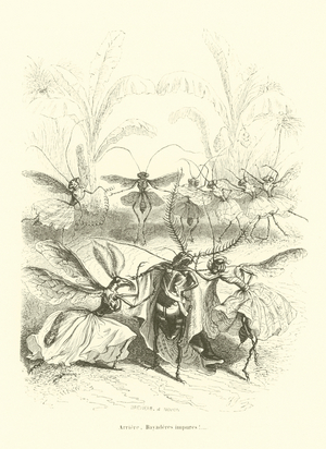 Arriere, Bayaderes impures! (engraving)