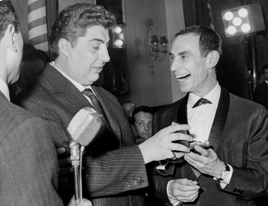 Gino Bramieri, Don Lurio, 1961 (b/w photo)