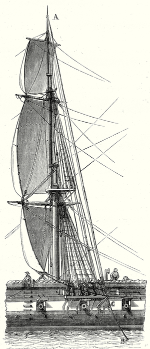 A French Ship's Lightning Rod