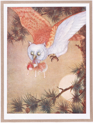 The fairy felt a sharp nip (colour litho)