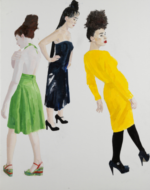 A Walk In The Park, 2015 (oil on canvas)