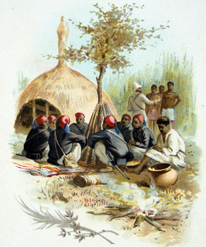 Marchand Mission, French expedition under Jean Baptiste Marchand to prevent British expansion in northeastern Africa, early 20th (engraving)