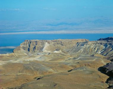 View from Arad towards Masada, Israel