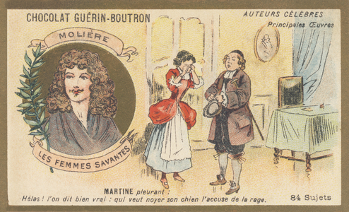 Jean-Baptiste Poquelin dit Moliere (1622-1673), French comedian and playwright, author of “Les Femmes savantes” (1672)