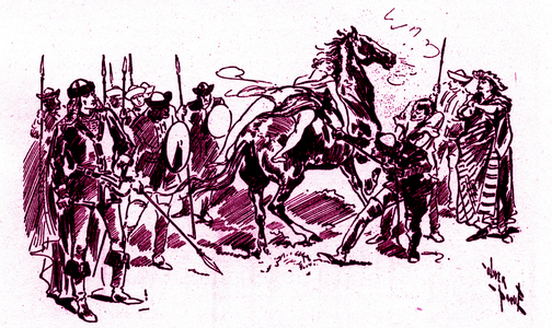 'Mazeppa' - a diorama