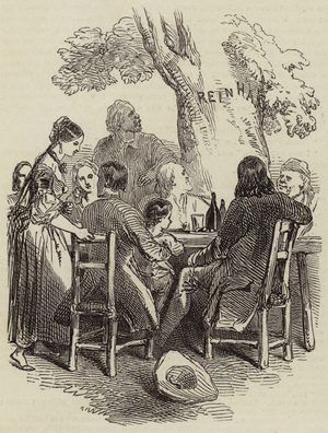 The Professor's Lady, by Berthold Auerbach (engraving)
