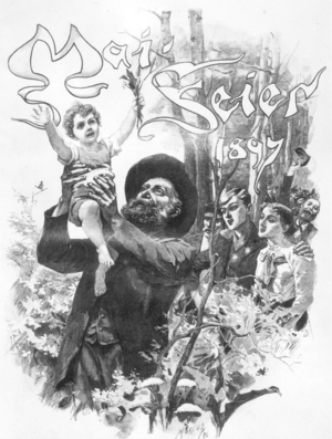 Front page of an edition for May 1, 1897 (b/w photo)