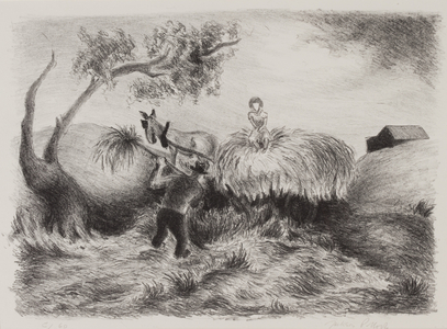 Hayride, 1935-1936 (lithograph)