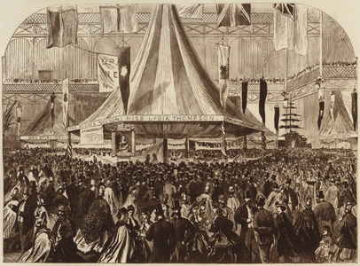 The Dramatic College Fete, 1863 (gravure)